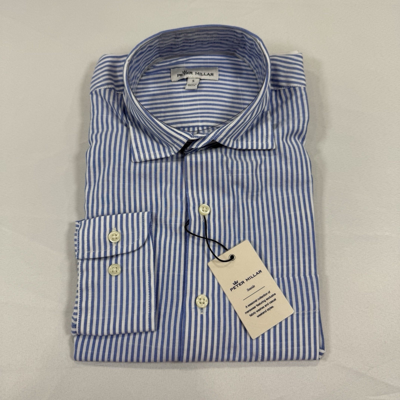 Peter Millar Seaside Button Down Shirt Size Small Nwt $148